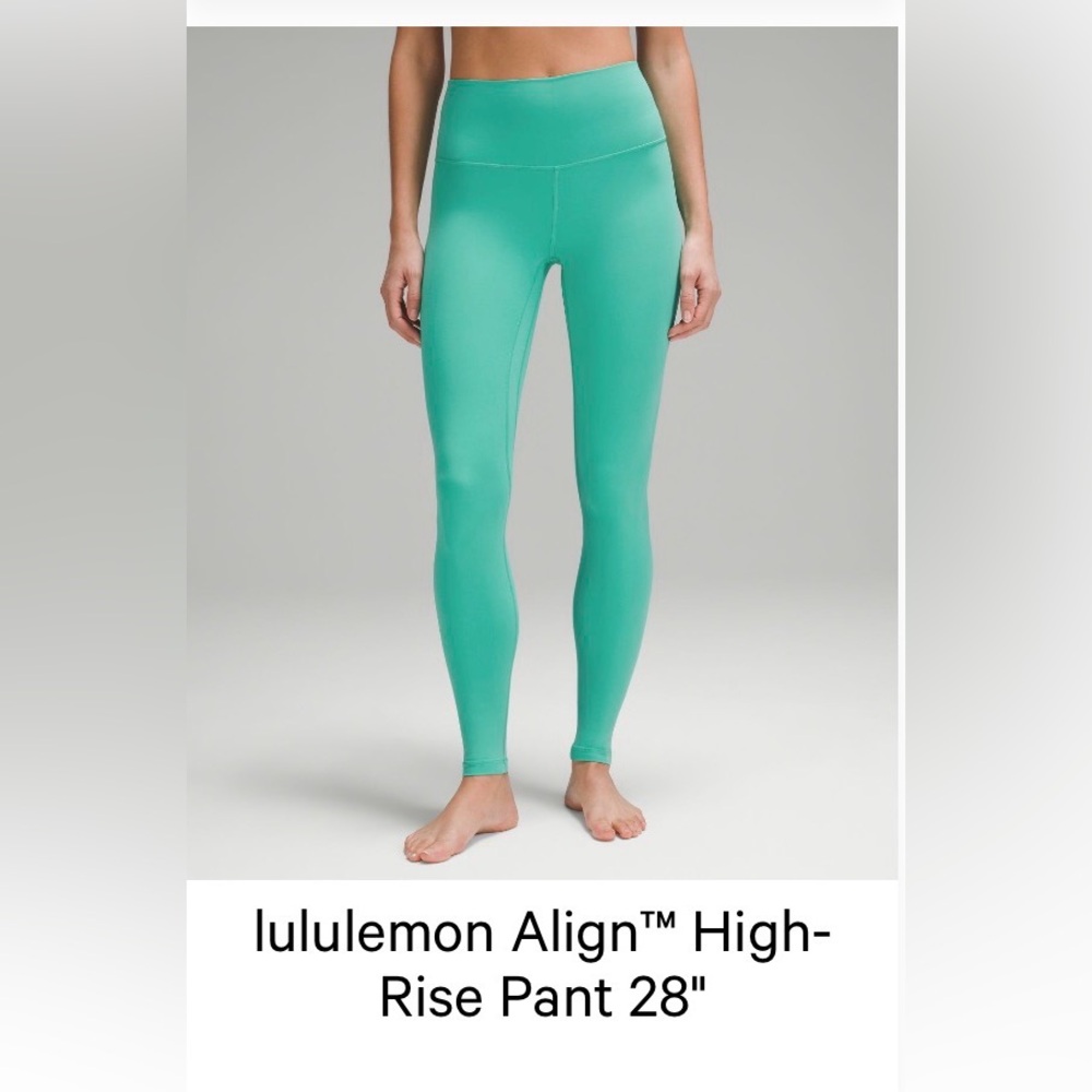 lululemon athletica Align High-Rise Aqua Leggings
